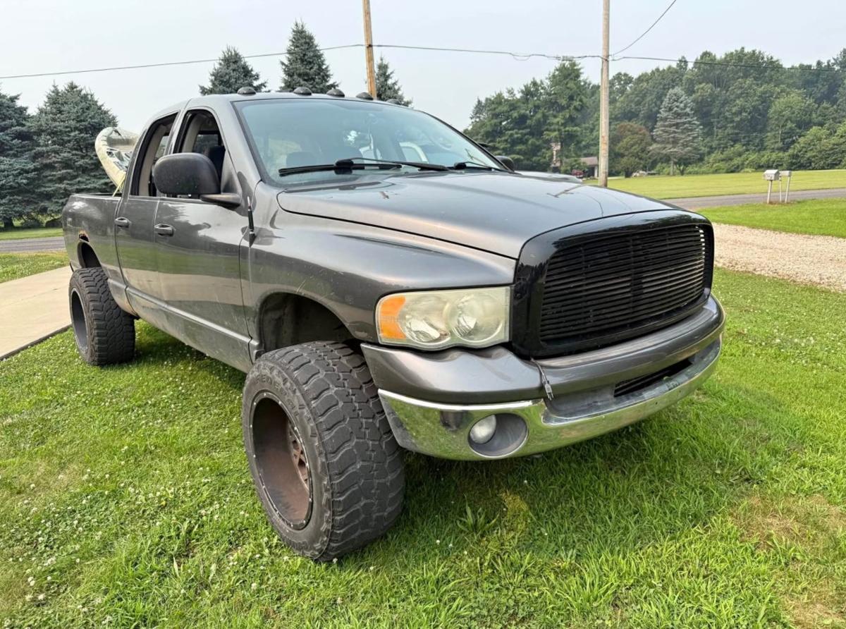 Dodge Ram before headlight restoration